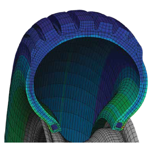 tyre cross section